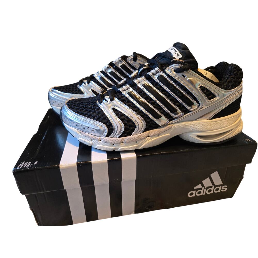 Adidas Adistar Control 5 Black Silver Womens 6 1/2 NEW in Box